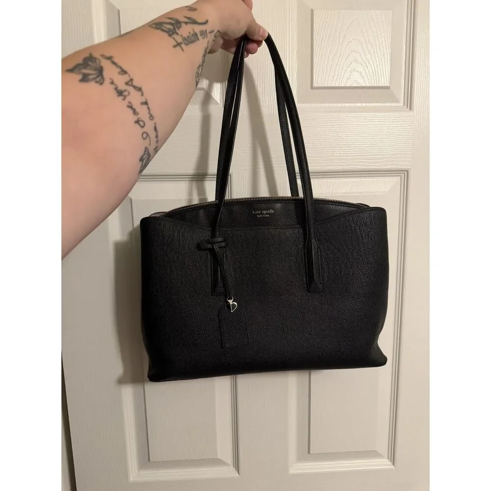 Kate Spade Black Multi-Pocket Tote